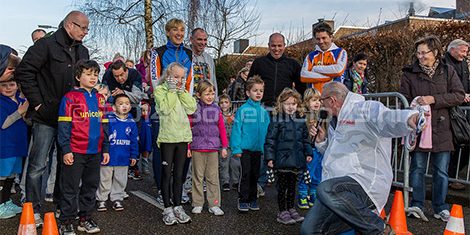 Startfoto van de peuterloop